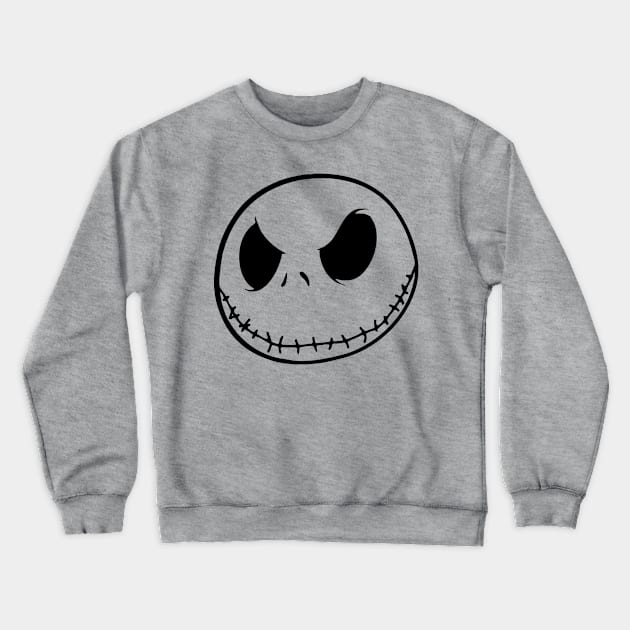 Jack Skellington Classic Smile Design Crewneck Sweatshirt by Mr.TrendSetter